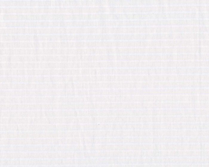 Italienischer Baumwollbatist AERIA, gewebte Streifen, weiß