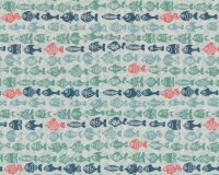 20 cm Reststück Baumwollstoff, Popeline LITTLE...