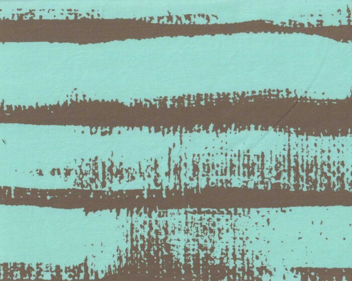 Sweatstoff DACHSHUND BERNY by Thorsten Berger, Streifen, mintgrün