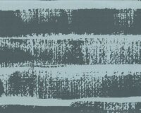 Sweatstoff DACHSHUND BERNY by Thorsten Berger, Streifen, graublau