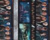 Patchworkstoff HARRY POTTER, Streifen mit Filmfiguren, Benartex