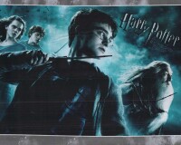 90-cm-Panel Baumwollstoff HARRY POTTER, Kissenhüllen, Benartex