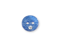 Kunststoffknopf DIAMOND, SECO Knopf  blau