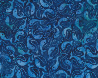 35 cm Reststück Batik-Patchworkstoff BALI SPLASH,...