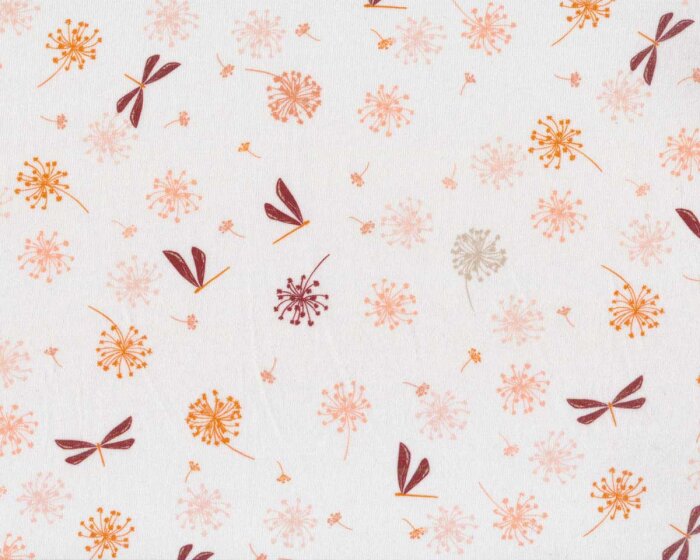 Baumwolljersey AVALANA GULDSMED, Libelle, orange