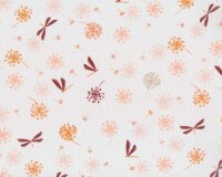 Baumwolljersey AVALANA GULDSMED, Libelle, orange