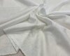 Italienischer Baumwollstoff mit Seide LUCE, florales Jacquardmuster, weiß