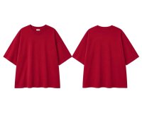 Baumwolljersey AVALANA SOLID, einfarbig, rot