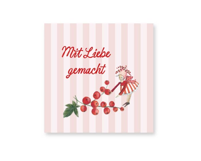 Web-Etikett JOHANNISBEERFRÄULEIN, Silke Leffler, Acufactum