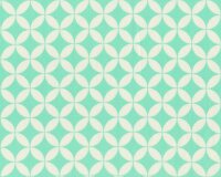 40 cm Reststück MIT FEHLER Patchworkstoff HELLO DARLING, Kreuz-Ovale, mintgrün, Moda Fabrics