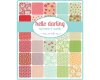 40 cm Reststück MIT FEHLER Patchworkstoff HELLO DARLING, Kreuz-Ovale, mintgrün, Moda Fabrics