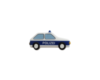Kinderknopf POLIZEI, Auto, Dill Knopf