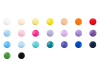 Kunststoffknopf SMART, 22 Farben, 10 & 13 mm, Dill Knopf