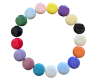 Kunststoffknopf SMART, 22 Farben, 10 & 13 mm, Dill Knopf