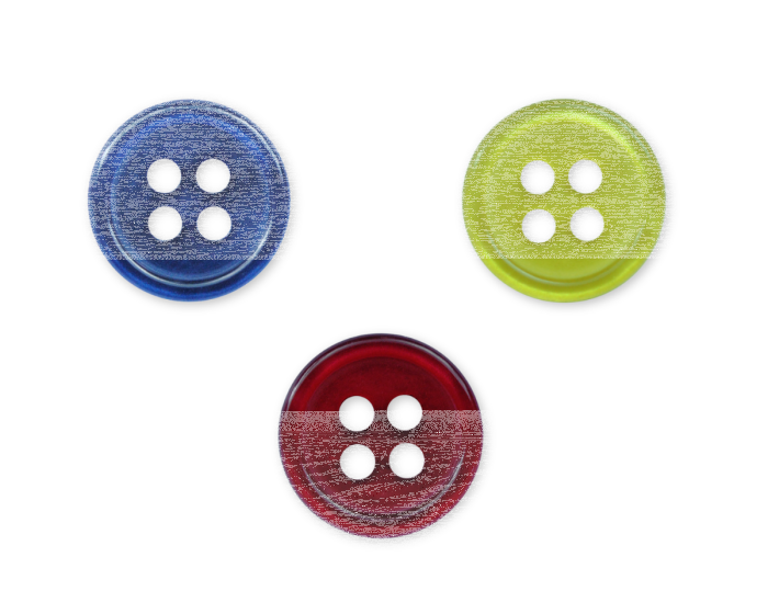 Hemdenknopf BUTTON-UP, 15 Farben, 9 & 11 mm, Dill Knopf