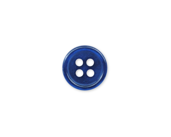 Kunststoffknopf BUTTON-UP, 15 Farben, 9 & 11 mm, Dill Knopf mittelblau 11 mm