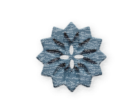 Kunststoffknopf  POLARSTERN, Blume, 4 Farben, Dill Knopf...