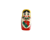 Kinderknopf MATRYOSHKA, Puppe, Babuschka, Dill Knopf