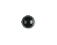 Kunststoffknopf PEARL mit Steg, Perle, schwarz, Dill Knopf