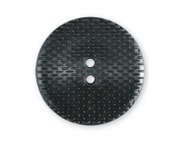 Kunststoffknopf CARBON, Striche, schwarz, 30 & 38 mm,...