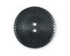 Kunststoffknopf CARBON, Striche, schwarz, 30 & 38 mm, Dill Knopf