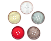 Kunststoffknopf RETRO-POP, Shabby Chic, 20 & 25 mm, Dill Knopf