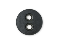 Kunststoffknopf LETHER, Leder-Optik, 23 & 32 mm, Dill Knopf
