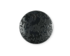 Kunststoffknopf ORNAMENTE, Blumen, schwarz, 18 & 23 mm, Dill Knopf
