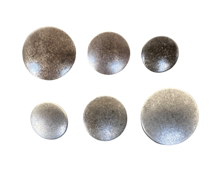 Metallknopf OXID, matt, 15, 18 & 23 mm, Dill Knopf