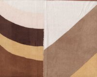 Dekostoff EXPLORE aus Velour, Retro-Design, Saum & Viebahn