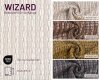 Dekostoff WIZARD mit Strickoptik, Überbreite, Saum & Viebahn