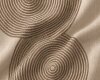 Dekostoff ROTATE aus Baumwolle, Spiralmuster, Saum & Viebahn