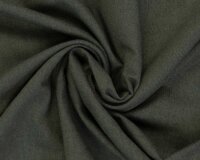 70 cm Reststück MIT FEHLER Baumwoll-Flanellstoff HUDSON, schilfgrün-schwarz