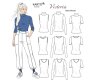 Damen-Schnittmuster Basic Shirt VICTORIA, Kartó