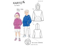 Kinder-Schnittmuster Hoodie MIKA, Kartó