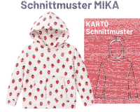 Kinder-Schnittmuster Hoodie MIKA, Kartó