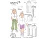 Kinder-Schnittmuster Hose und Shorts INES, Kartó