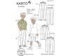 Kinder-Schnittmuster Hose und Shorts FELIX, Kartó