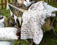 20 cm Reststück Baumwollstoff PFERDESOMMER, Sophia Drescher, Acufactum