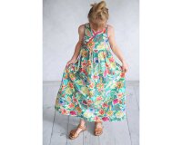 50 cm Reststück Baumwolljersey JUNGLE FLOWER,...