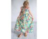 50 cm Reststück Baumwolljersey JUNGLE FLOWER, Blüten und Blätter, Hilco
