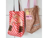 1,00-m-Taschen-Panel Baumwollstoff BAG, Hände & Sprühflasche, Cherry Picking