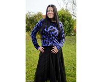 Sweatstoff MONSTA by Thorsten Berger, Leomuster, lilablau