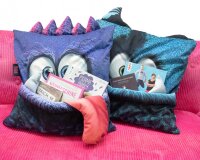 1,20-m-Kissen-Panel Samtstoff MONSTA PILLOWS by Thorsten Berger, petrol