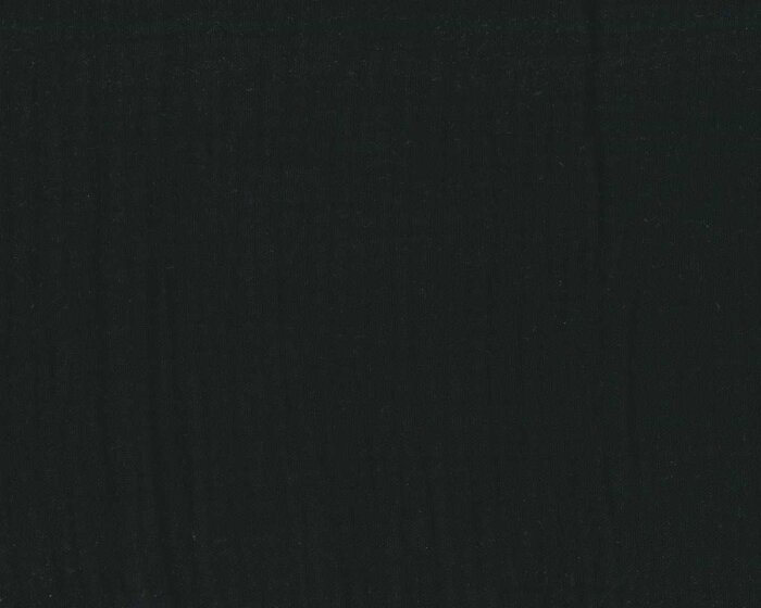 Baumwollstoff MUSSELIN, schwarz, PS fabrics