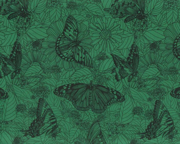Patchworkstoff INDELIBLE INK, Schmetterlinge, Anna Maria Textiles