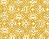 30 cm Reststück Patchworkstoff "Bryant Park" mit floralem Ornament-Muster, goldgelb