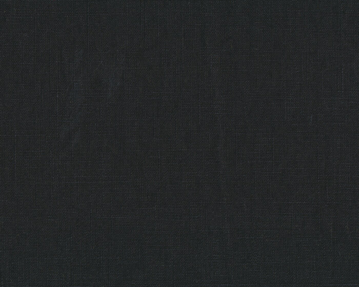 70 cm Reststück Leinenstoff ENZYM-WASHED, schwarz, Hilco