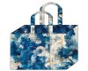 1,50-m-Taschen-Panel Baumwollstoff MAKERS BAG, Drache und Blütenmuster