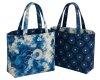 1,50-m-Taschen-Panel Baumwollstoff MAKERS BAG, Drache und Blütenmuster